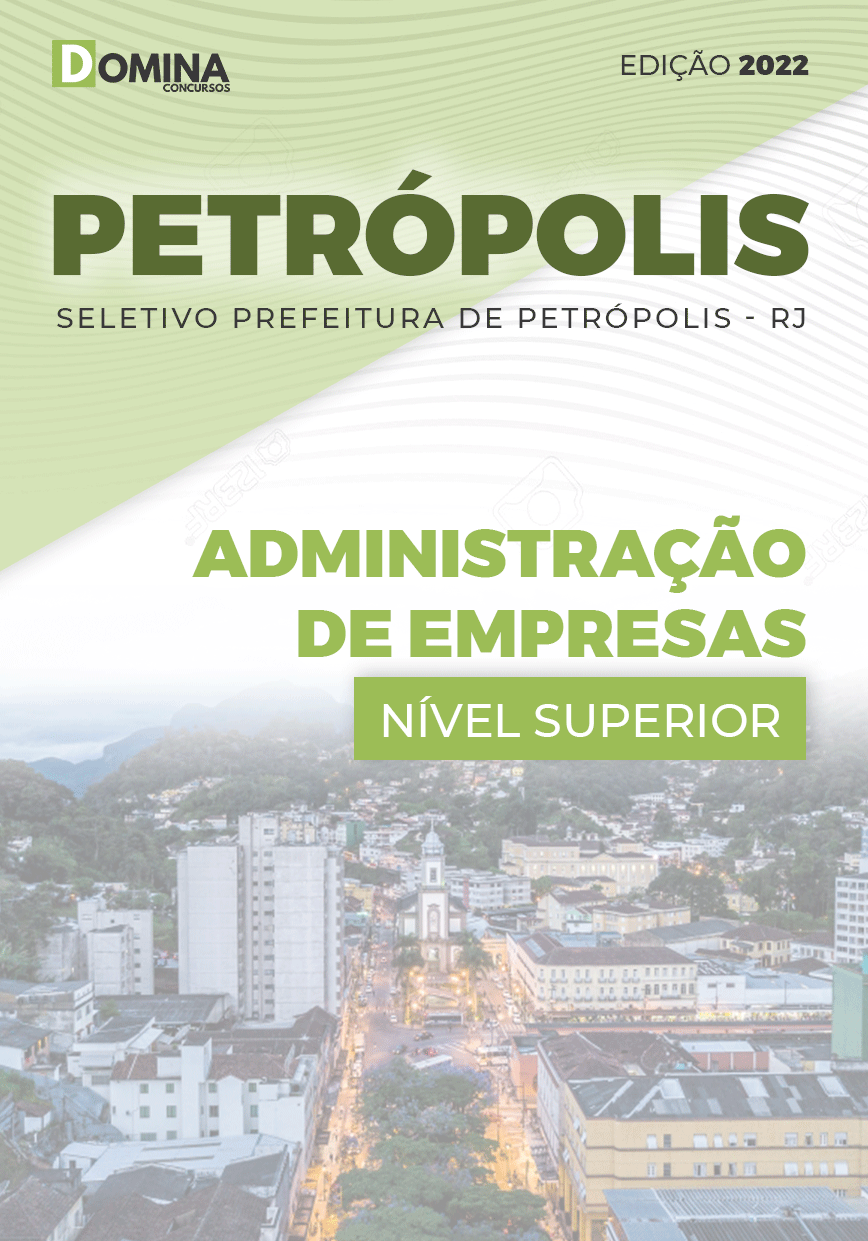 Apostila Pref Petrópolis RJ 2022 Administração Empresas