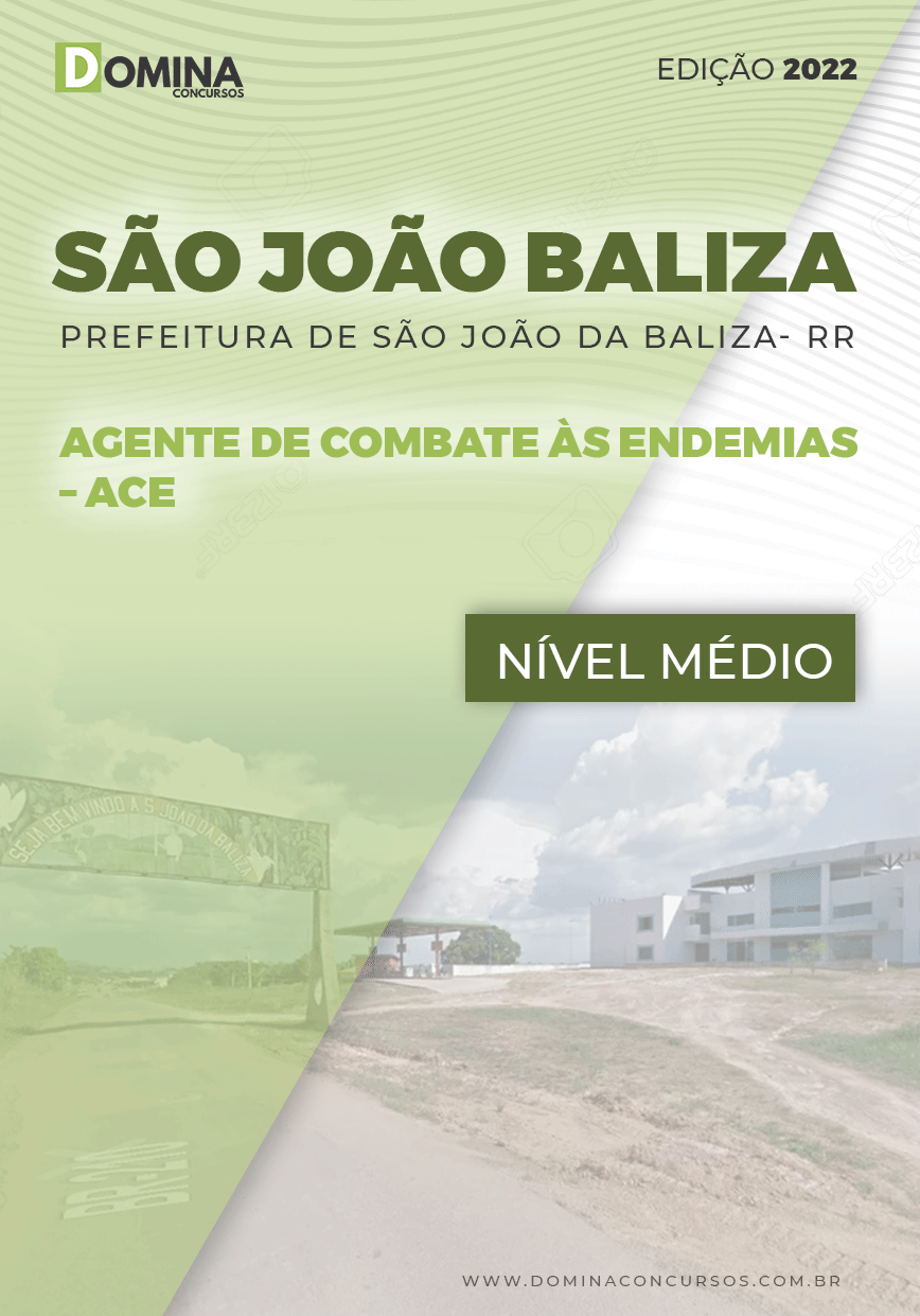 Apostila Pref São João Baliza RR 2022 Agente Com. Endemias