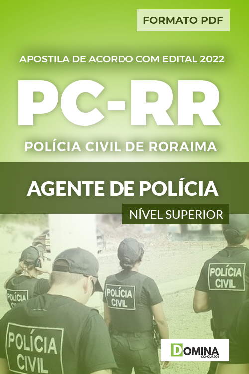 Apostila Digital Concurso PC RR 2022 Agente Polícia