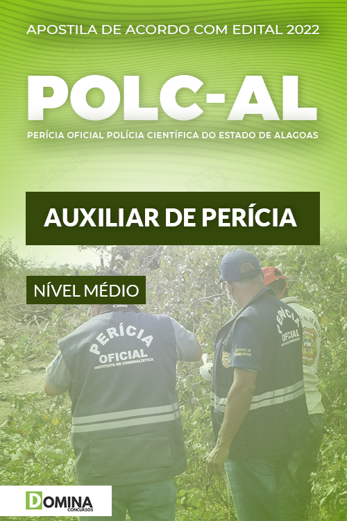 Apostila Polícia Ciêntifica AL 2022 Auxiliar de Perícia