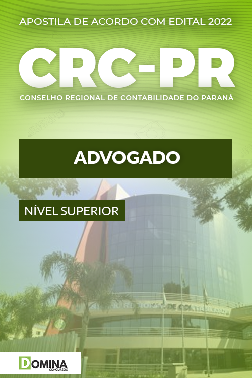 Apostila Digital Concurso CRC PR 2022 Advogado