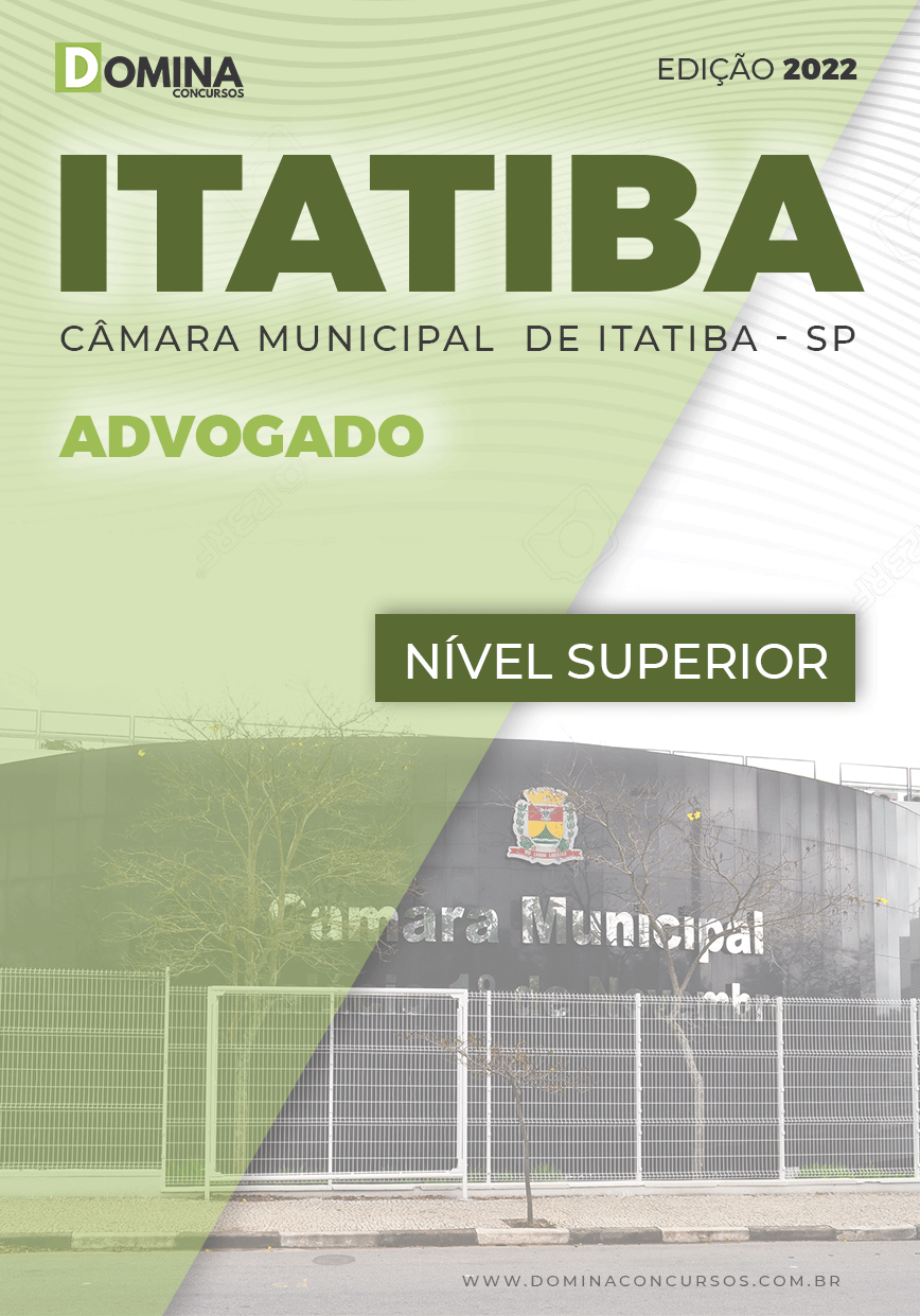 Apostila Digital Concurso Câmara Itatiba SP 2022 Advogado