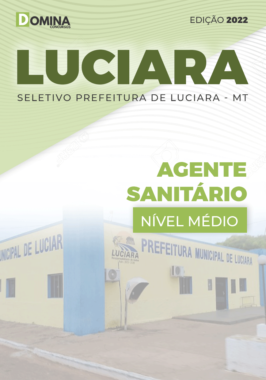 Apostila Concurso Pref Luciara MT 2022 Agente Sanitário