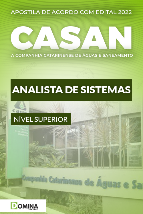 Apostila Concurso CASAN 2022 Analista de Sistemas