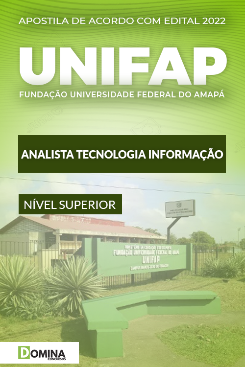 Apostila UNIFAP 2022 Analista Tecnologia Informação