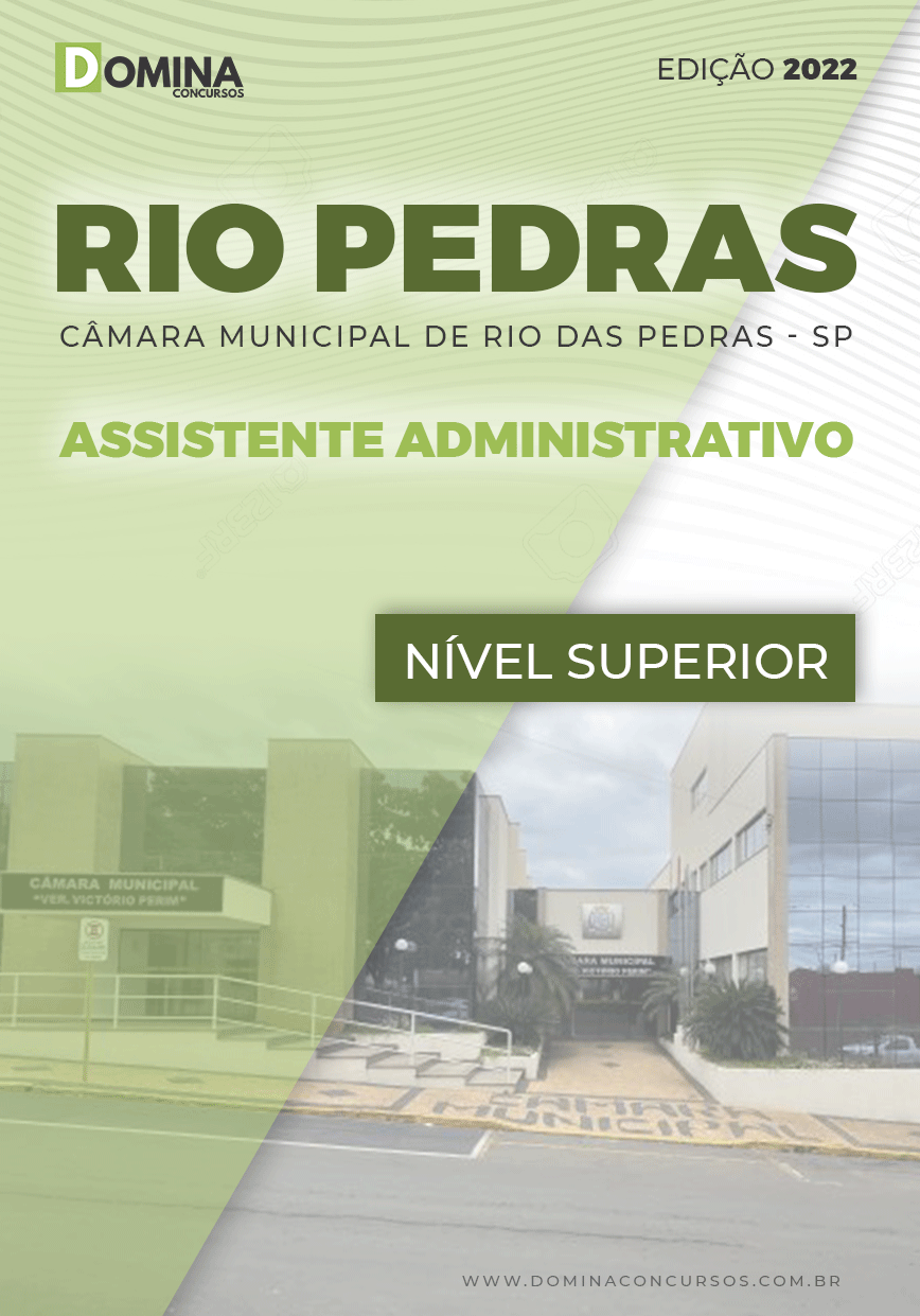 Apostila Câmara Rio Das Pedras SP 2022 Assist. Administrativo