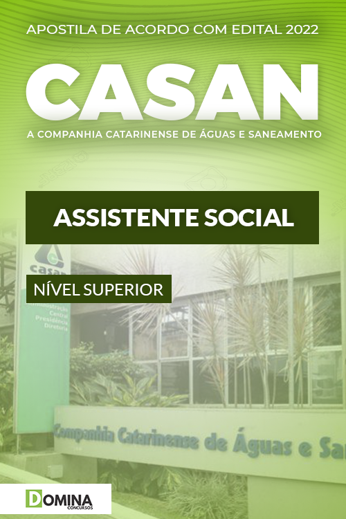 Apostila Digital Concurso CASAN 2022 Assistente Social