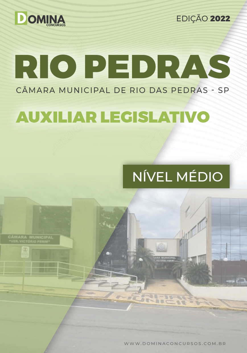 Apostila Câmara Rio Das Pedras SP 2022 Auxiliar Legislativo