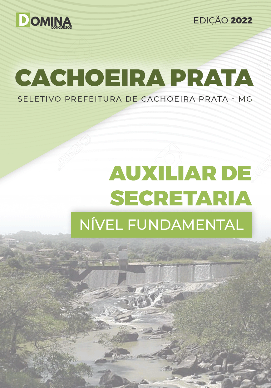 Apostila Pref Cachoeira Prata MG 2022 Auxiliar Secretaria