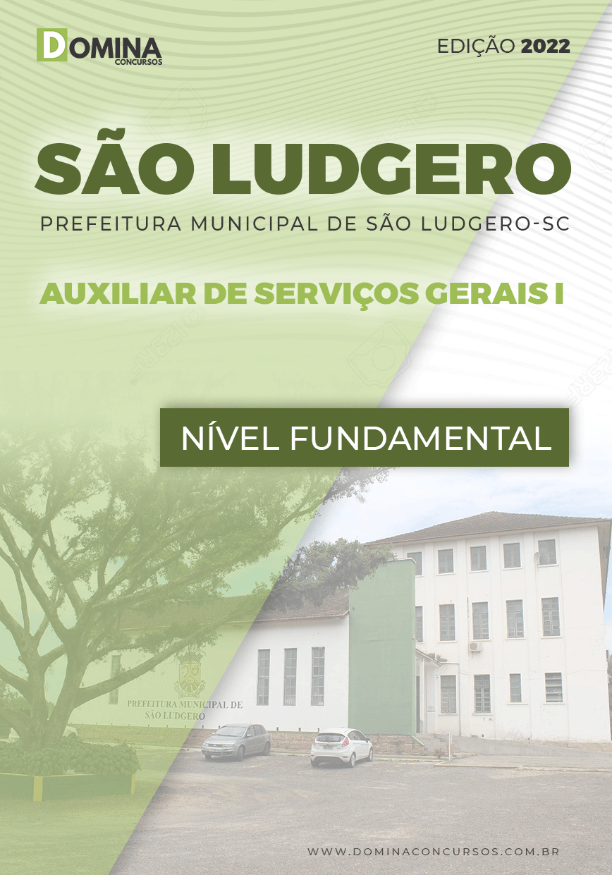Apostila Pref São Ludgero SC 2022 Aux. Serviços Gerais I