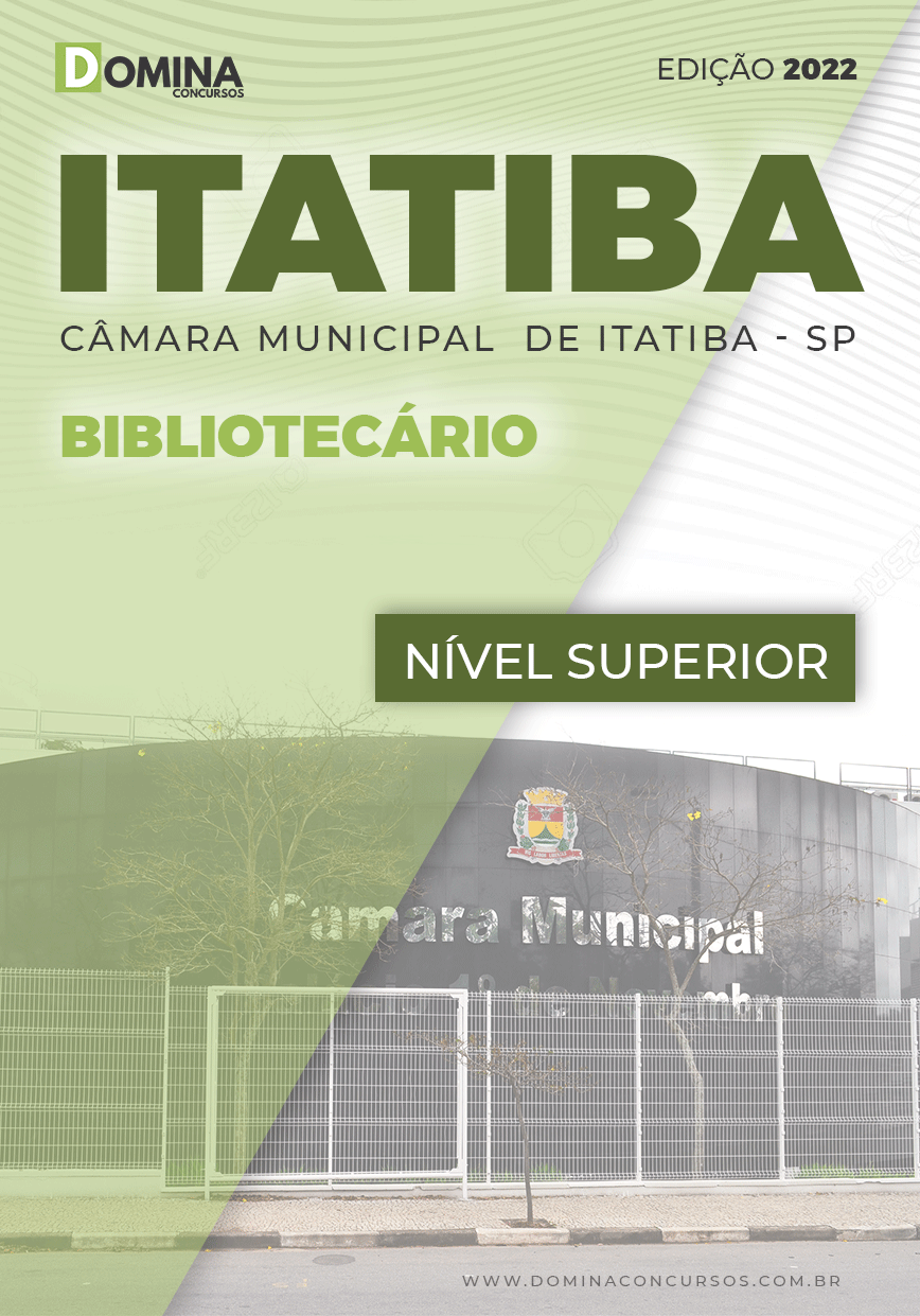Apostila Concurso Câmara Itatiba SP 2022 Bibliotecário