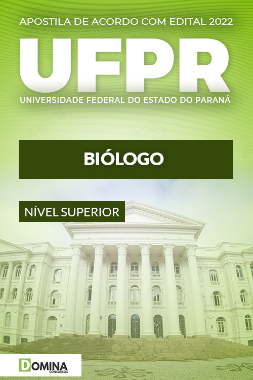 Apostila Digital Concurso Público UFPR 2022 Biólogia