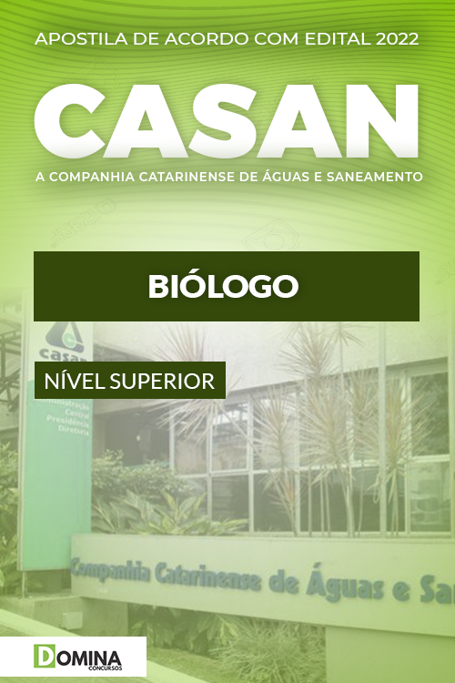 Download Apostila Digital Concurso CASAN 2022 Biólogo