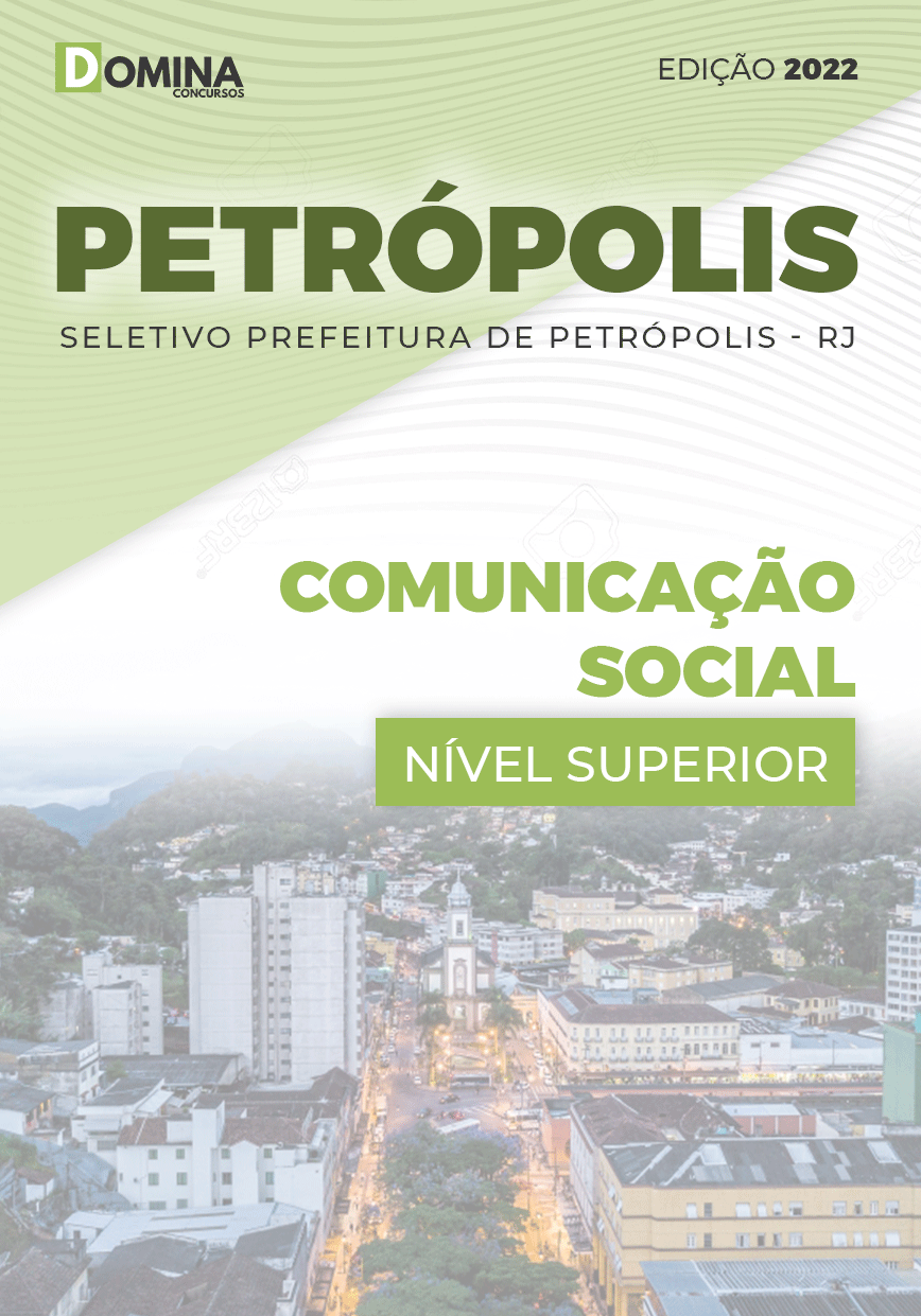 Apostila Pref Petrópolis RJ 2022 Comunicação Social