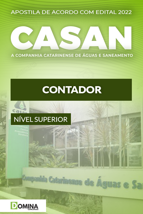 Download Apostila Concurso CASAN 2022 Contador