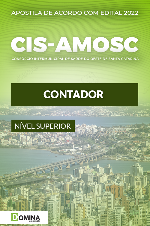 Apostila Digital Concurso CIS AMOSC 2022 Contador