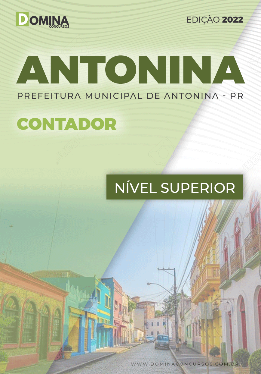 Apostila Digital Concurso Pref Antonina PR 2022 Contador