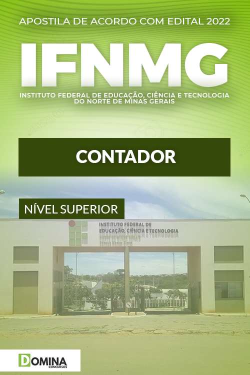 Apostila Digital Concurso Público IFNMG 2022 Contador