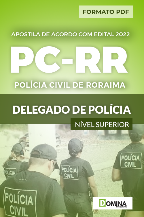 Apostila Digital Concurso PC RR 2022 Delegado Polícia