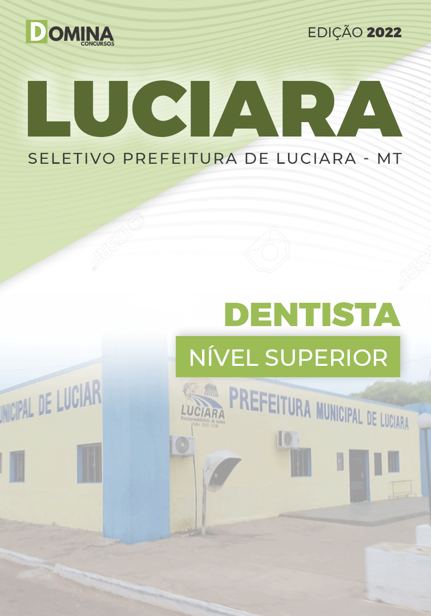 Apostila Digital Concurso Pref Luciara MT 2022 Dentista