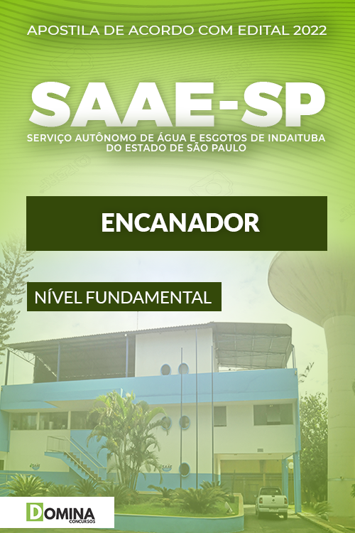 Apostila Concurso SAAE Indaiatuba SP 2022 Encanador