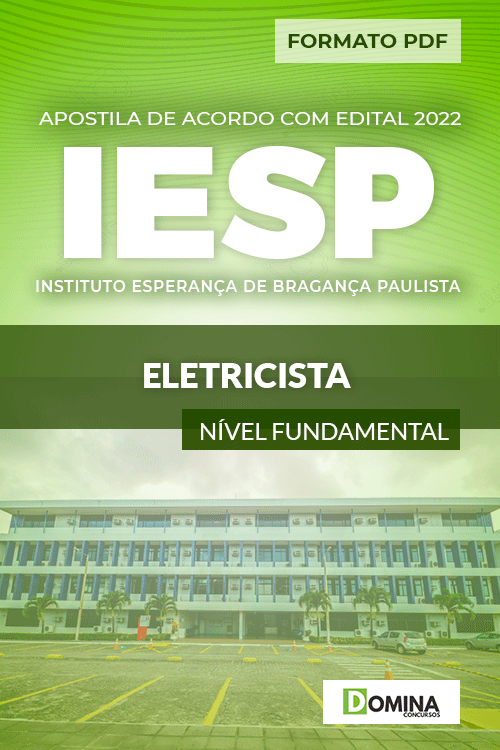 Apostila Digital Concurso Público IESP 2022 Eletricista