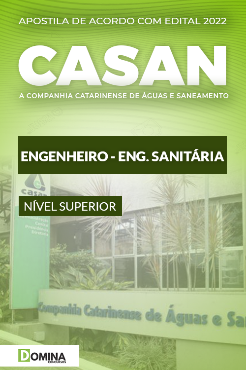 Apostila Concurso CASAN 2022 Engenharia Sanitária