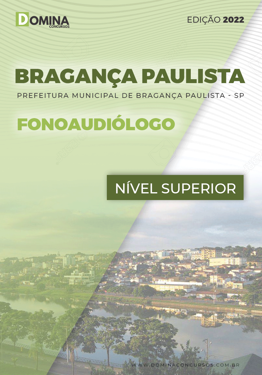Apostila Pref Bragança Paulista SP 2022 Fonoaudiólogo