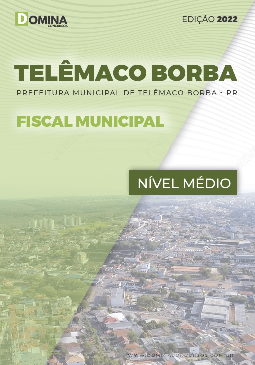 Apostila Pref Telêmaco Borba PR 2022 Fiscal Municipal