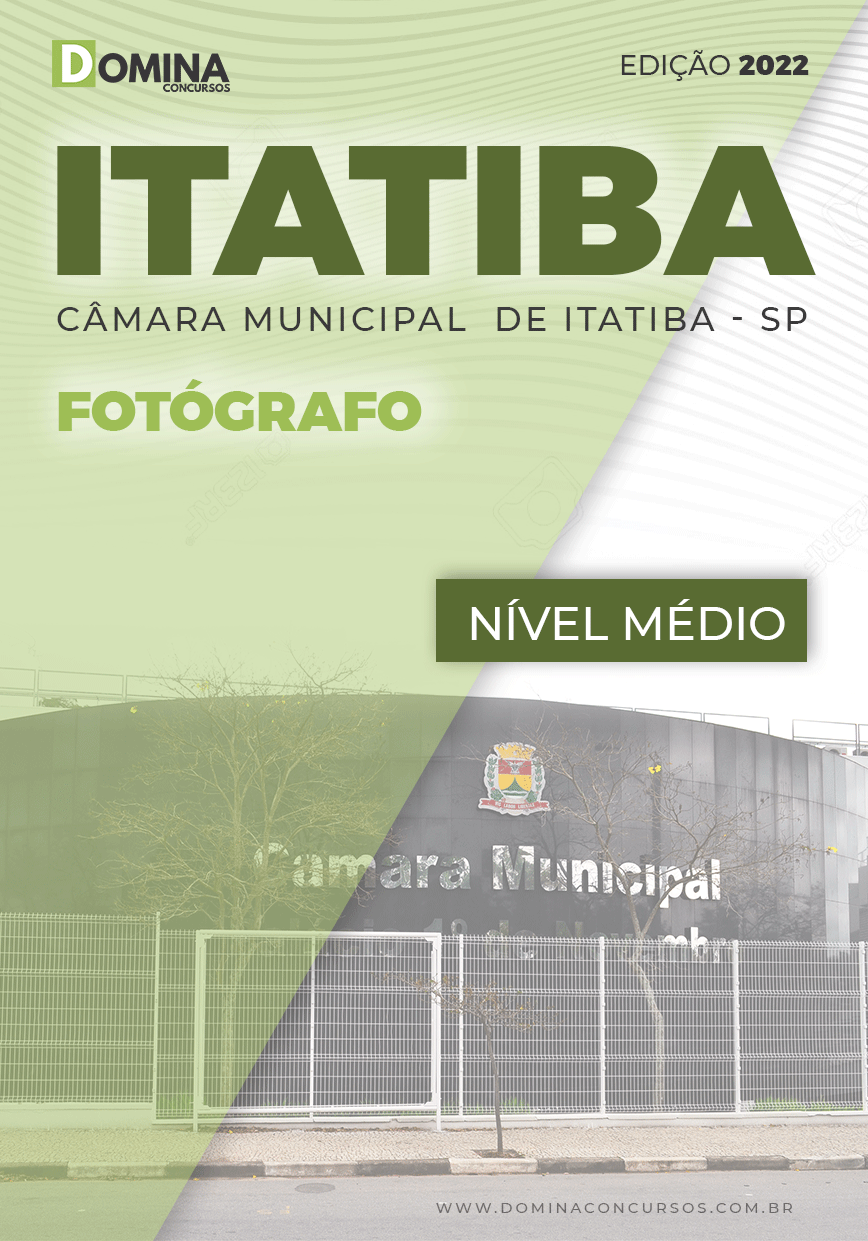 Apostila Concurso Câmara Itatiba SP 2022 Fotógrafo