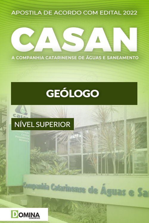 Download Apostila Concurso CASAN 2022 Geólogo