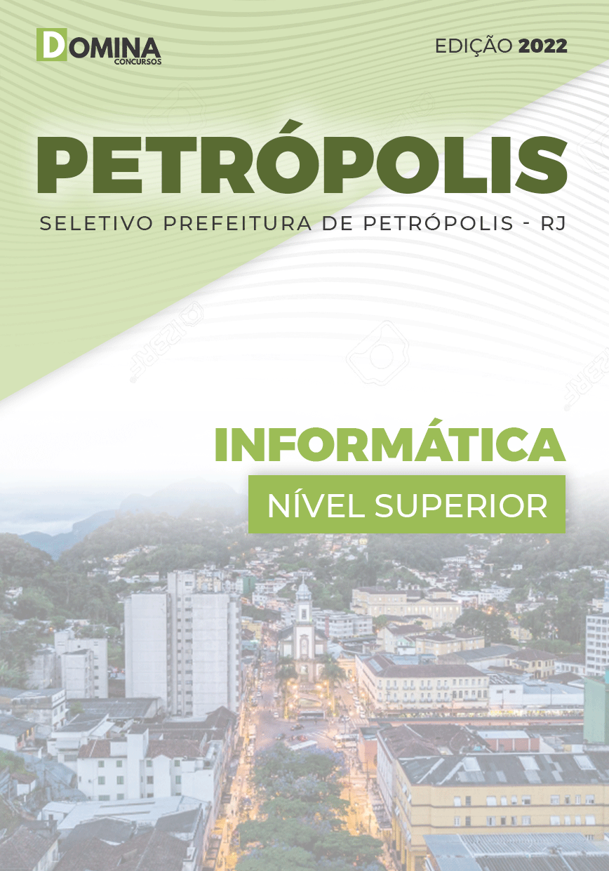 Apostila Seletivo Pref Petrópolis RJ 2022 Informática