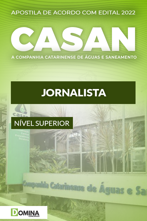 Download Apostila Concurso CASAN 2022 Jornalista