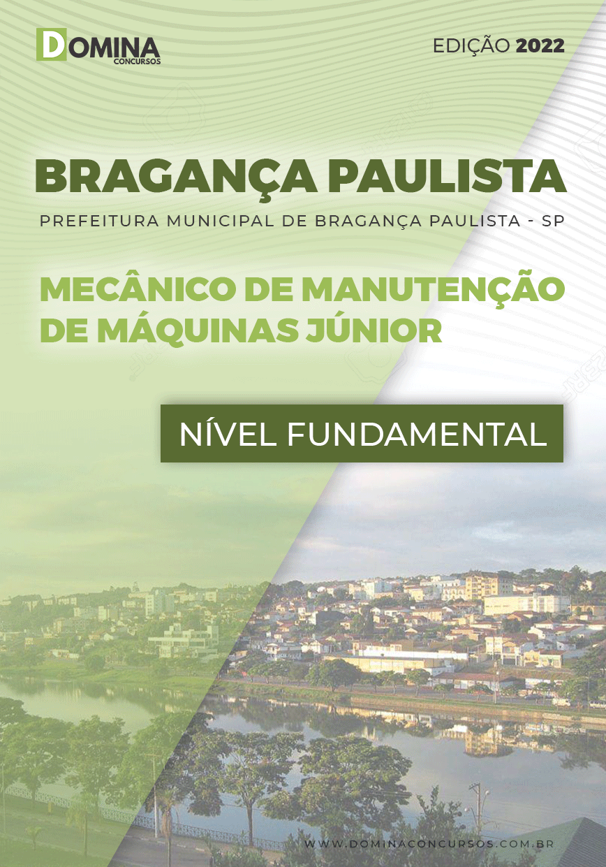 Apostila Pref Bragança Paulista SP 2022 Mec. Máquinas Júnior
