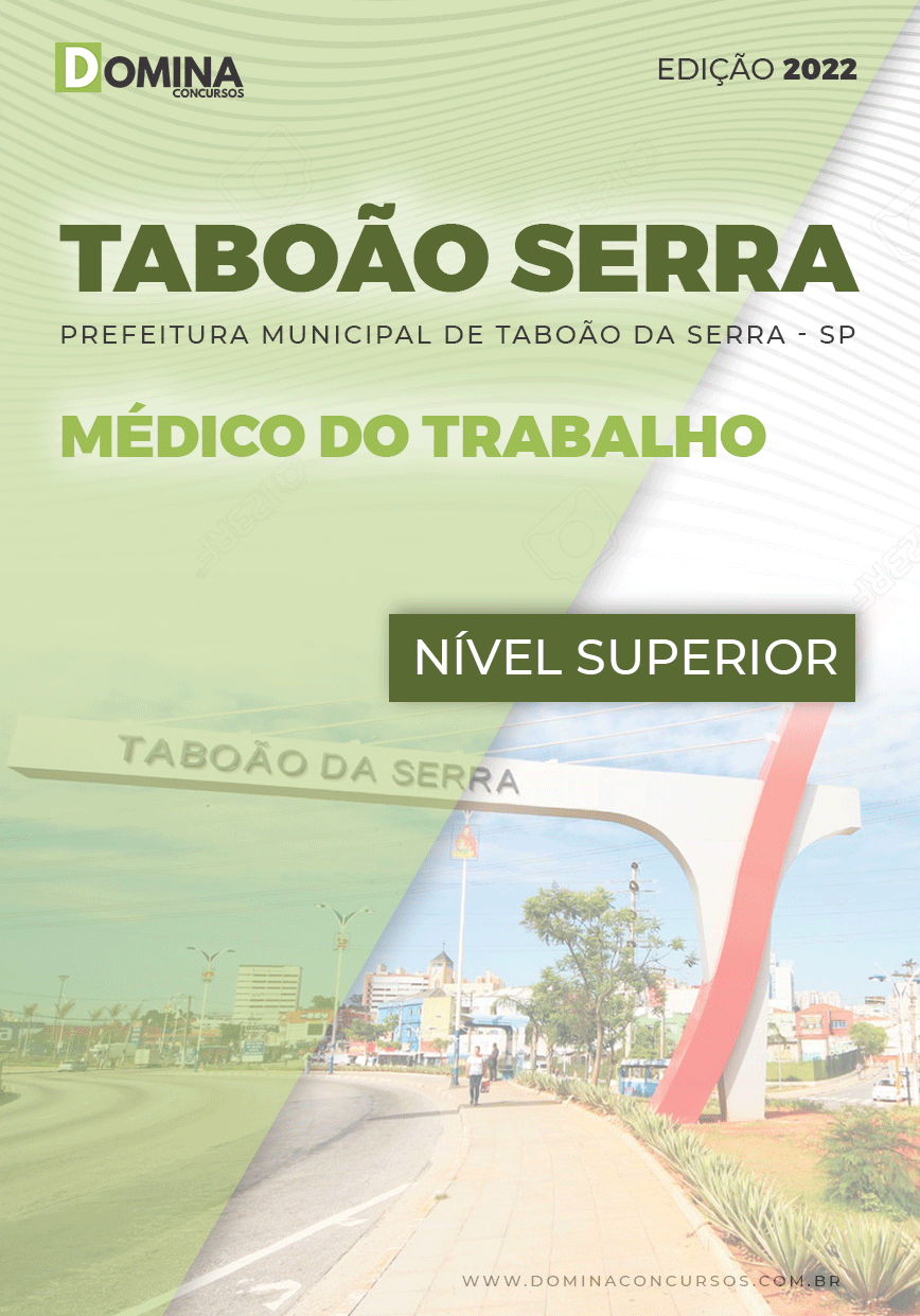 Apostila Pref Taboão Serra SP 2022 Médico Trabalho