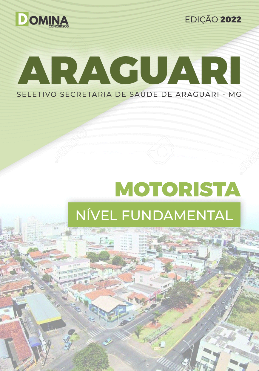 Apostila Digital Concurso Pref Araguari MG 2022 Motorista