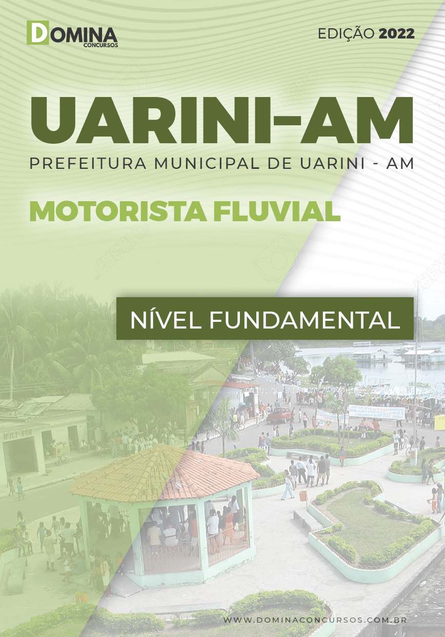 Apostila Concurso Pref Uarini AM 2022 Motorista Fluvial