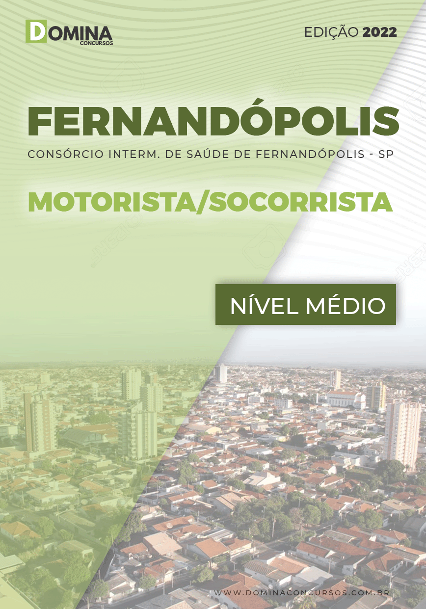 Apostila CISERF Fernandópolis SP 2022 Motorista Socorrista