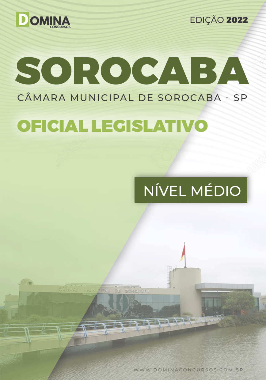 Apostila Câmara Soracaba SP 2022 Oficial Legislativo