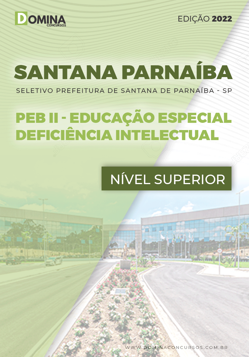 Apostila Pref Santana Parnaíba SP 2022 PEP II Def. Intelectual