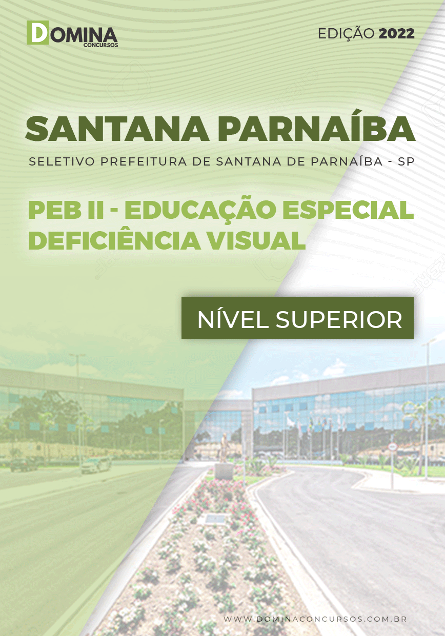 Apostila Pref Santana Parnaíba SP 2022 PEP II Def. Visual