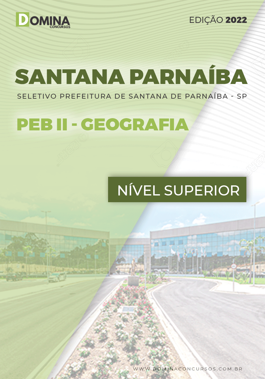 Apostila Pref Santana Parnaíba SP 2022 PEP II Geografia