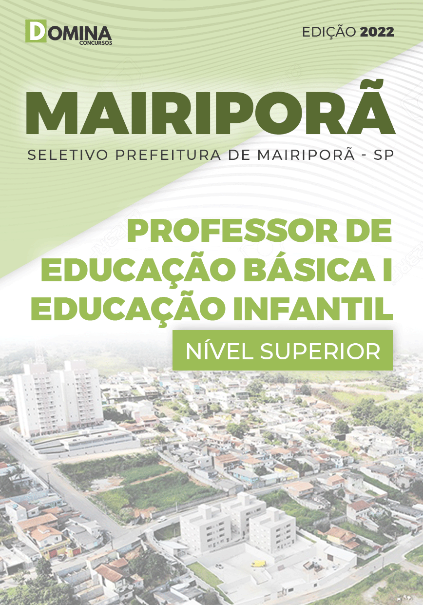 Apostila Pref Mairiporã SP 2022 PEB I Educação Infantil