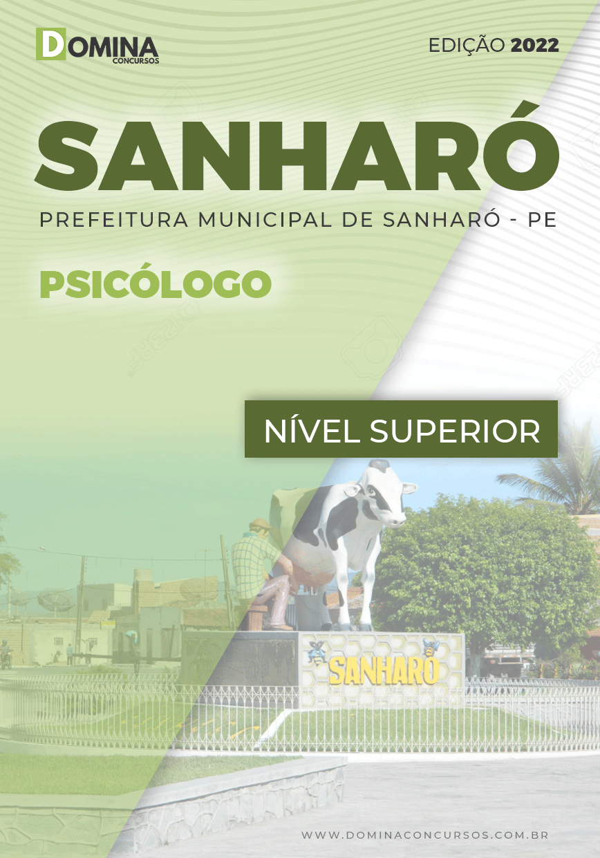 Apostila Concurso Pref Sanharó PE 2022 Psicólogo
