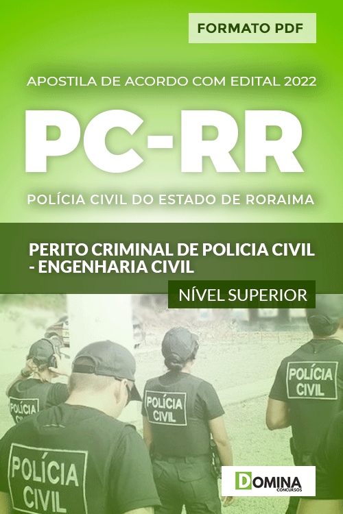 Apostila PC RR 2022 Perito Criminal Engenharia Civil