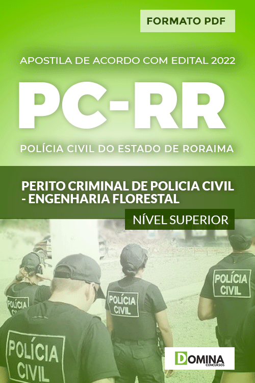 Apostila PC RR 2022 Perito Criminal Engenharia Florestal