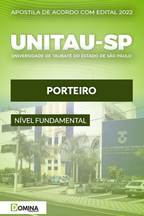 Apostila Digital Concurso Público UNITAU SP 2022 Porteiro