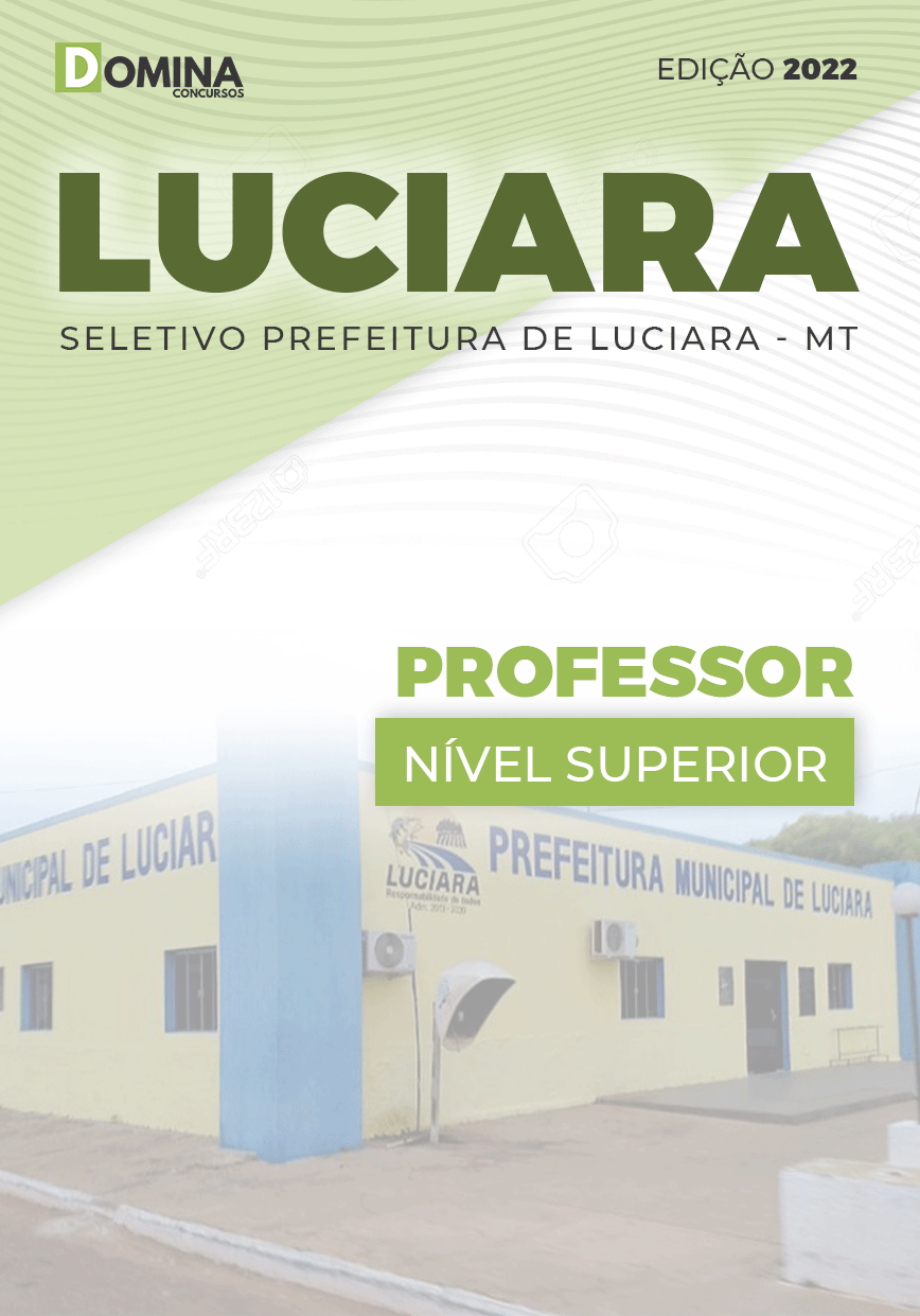 Apostila Digital Concurso Pref Luciara MT 2022 Professor