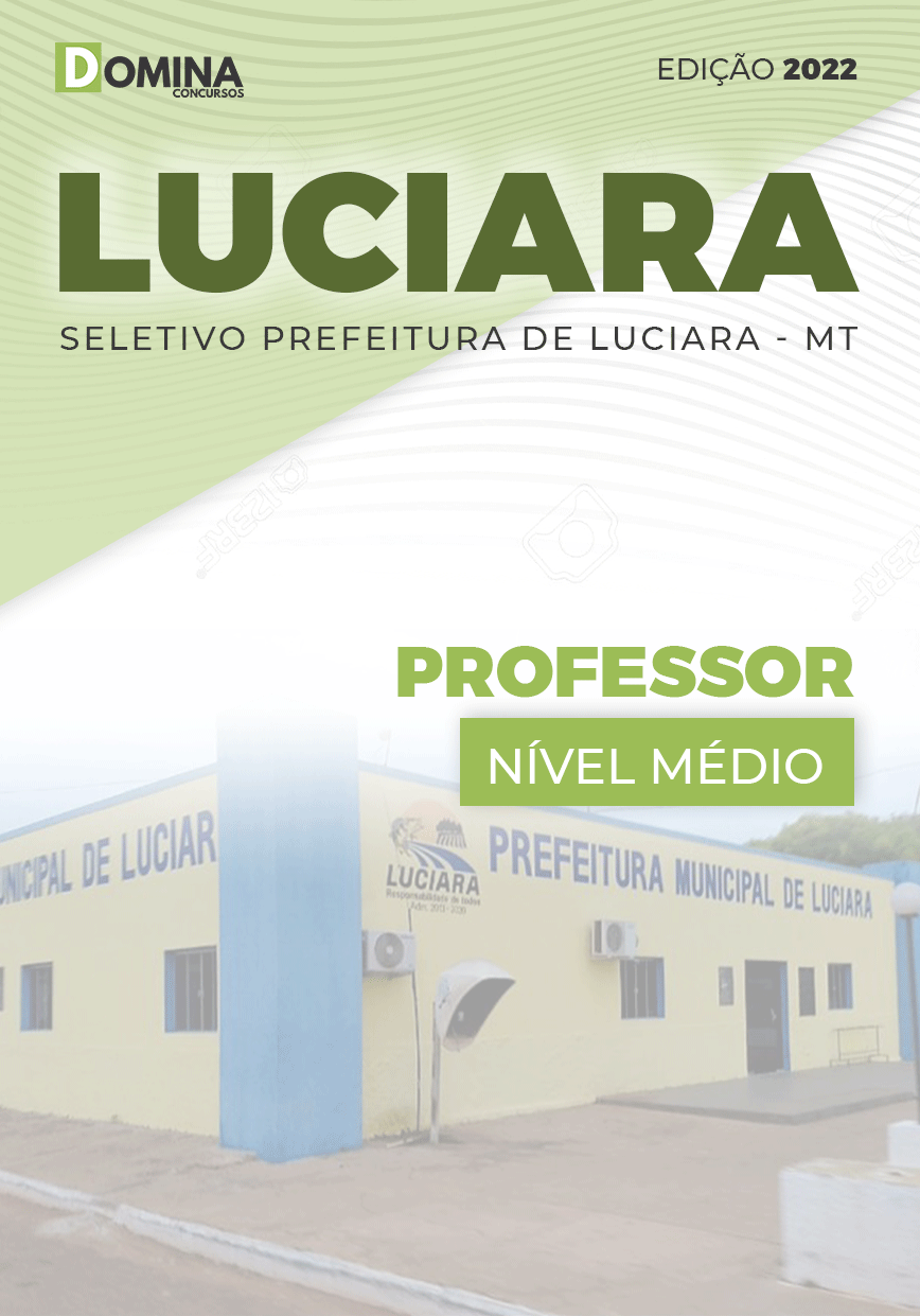 Apostila Digital Concurso Pref Luciara MT 2022 Professor