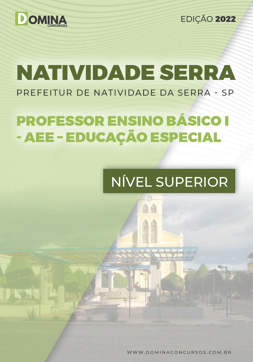 Apostila Pref Natividade Serra SP 2022 Prof. Ens. Básico I AEE